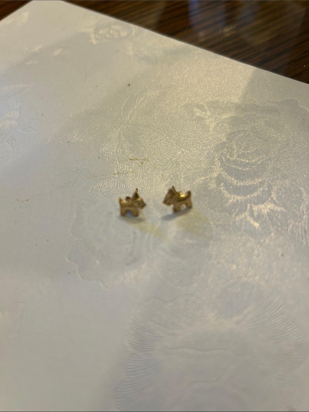 Cute petite dog earrings